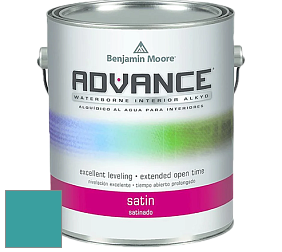 Benjamin Moore 792 Advance Interior Paint-Satin эмаль цвет 741 San Jose Blue