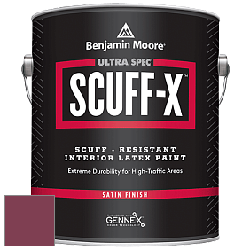 Benjamin Moore 486 Ultra Spec SCUFF-X Interior Satin Finish краска цвет NCS S 4050-R20B 