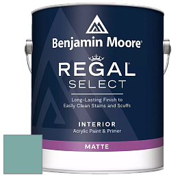 Benjamin Moore 548 IRegal Select Interior Paint - Matte краска цвет 2050-40 Florida Keys Blue