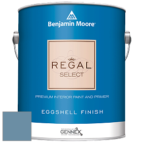 Benjamin Moore 549 Regal Select Waterborne Interior Eggshell Finish краска цвет 839 Old Blue Jeans