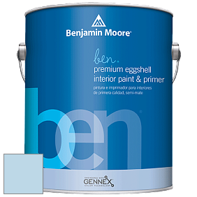 Benjamin Moore Ben W626 Premium Interior Latex Eggshell краска цвет 814 Jet Stream