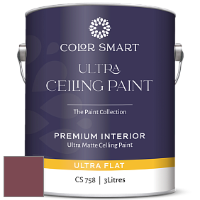 COLOR SMART CS 758 ULTRA CEILING PAINT ультраматовая краска цвет 2085-20 Pottery Red