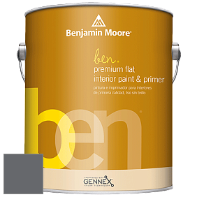 Benjamin Moore Ben W625 Premium Interior Latex Flat краска цвет 1616 Stormy Sky