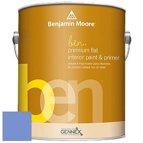 Benjamin Moore Ben W625 Premium Interior Latex Flat краска цвет NCS S 1555-R70B 