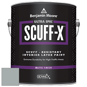 Benjamin Moore 484 Ultra Spec SCUFF-X Interior Matte Finish краска цвет NCS S 3005-B80G 