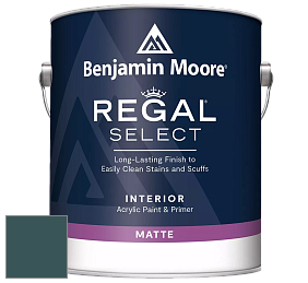 Benjamin Moore 548 IRegal Select Interior Paint - Matte краска цвет 2056-10 Tucson Teal
