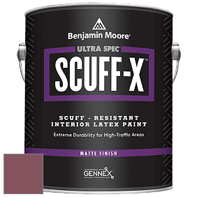 Benjamin Moore 484 Ultra Spec SCUFF-X Interior Matte Finish краска цвет 2082-30 Cherokee Brick