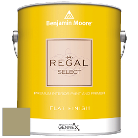 Benjamin Moore 547 Regal Select Waterborne Interior Flat Finish краска цвет 495 Hillside Green