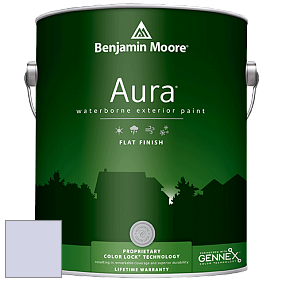 Benjamin Moore Aura 629 Waterborne Exterior Flat Finish краска цвет 2069-60 Lavender Ice