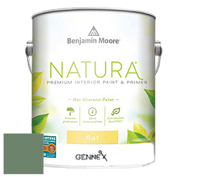 Benjamin Moore 514 Natura Interior Semi-Gloss Finish краска цвет 629 Weeping Willow