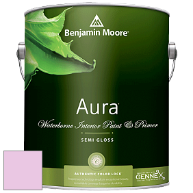 Benjamin Moore Aura 528 Waterborne Interior Semi-gloss Finish краска цвет 2077-60 Valentine's Day