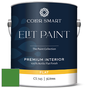 COLOR SMART CS 745 ELIT PAINT глубокоматовая моющаяся краска цвет 2033-10 Yellow Green