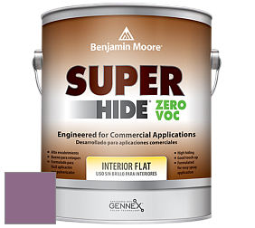 Benjamin Moore 355 Super Hide Zero Voc Interior Flat краска цвет 1371 Plum Perfect