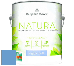 Benjamin Moore 513 Natura Interior Eggshell Finish краска с блеском цвет 817 Brazilian Blue