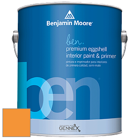 Benjamin Moore Ben W626 Premium Interior Latex Eggshell краска цвет 2017-30 Tangelo