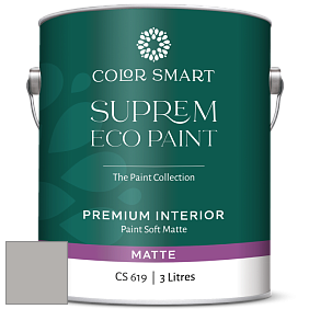 COLOR SMART CS 619 SUPREM ECO PAINT матовая краска цвет 1467 Baltic Gray