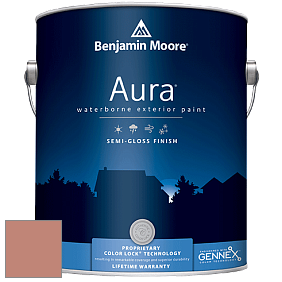 Benjamin Moore Aura 632 Waterborne Exterior Semi-Gloss Finish краска цвет 047 Savannah Clay