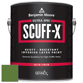 Benjamin Moore 486 Ultra Spec SCUFF-X Interior Satin Finish краска цвет NCS S 3560-G30Y 