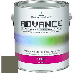 Benjamin Moore 792 Advance Interior Paint-Satin эмаль цвет 476 Jade Romanesque