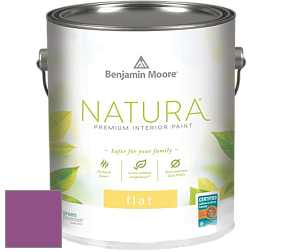 Benjamin Moore 512 Natura Interior Flat Finish матовая краска цвет 2074-30 Twilight Magenta