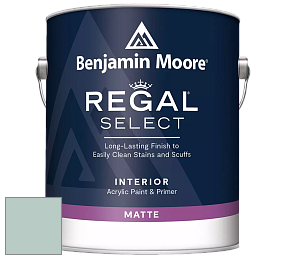Benjamin Moore 548 IRegal Select Interior Paint - Matte краска цвет 709 Heavenly Blue