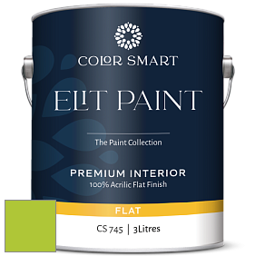 COLOR SMART CS 745 ELIT PAINT глубокоматовая моющаяся краска цвет NCS S 0575-G40Y 