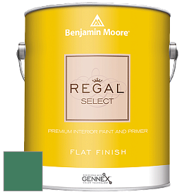 Benjamin Moore 547 Regal Select Waterborne Interior Flat Finish краска цвет 2040-30 Very Green