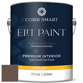COLOR SMART CS 745 ELIT PAINT глубокоматовая моющаяся краска цвет 2107-20 Mocha Brown