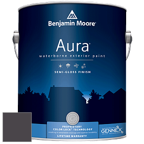 Benjamin Moore Aura 632 Waterborne Exterior Semi-Gloss Finish краска цвет 2070-10 Tulsa Twilight