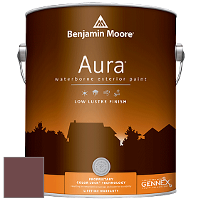 Benjamin Moore Aura 634 Waterborne Exterior Low Lustre Finish краска цвет 2082-10 Chestnut
