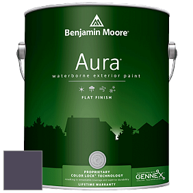 Benjamin Moore Aura 629 Waterborne Exterior Flat Finish краска цвет 2070-20 Plum Royale