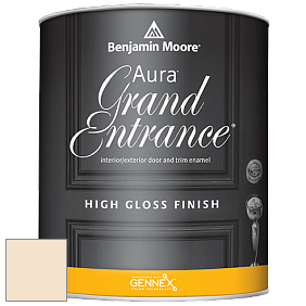 Benjamin Moore Aura 148 Grand Entrance High Gloss эмаль цвет 915 Cameo White