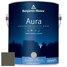 Benjamin Moore Aura 632 Waterborne Exterior Semi-Gloss Finish краска цвет 2141-10 Artichoke