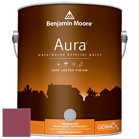 Benjamin Moore Aura 634 Waterborne Exterior Low Lustre Finish краска цвет 1351 Chinaberry