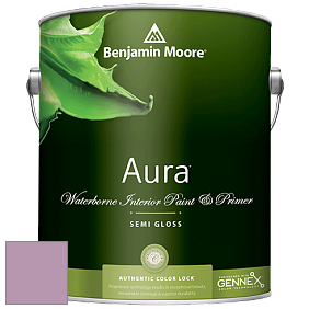 Benjamin Moore Aura 528 Waterborne Interior Semi-gloss Finish краска цвет 1377 Caribbean Sunset