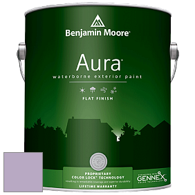 Benjamin Moore Aura 629 Waterborne Exterior Flat Finish краска цвет 2072-50 Lavender Lipstick