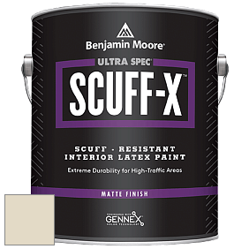 Benjamin Moore 484 Ultra Spec SCUFF-X Interior Matte Finish краска цвет 945 Pebble Rock
