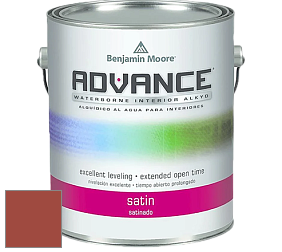 Benjamin Moore 792 Advance Interior Paint-Satin эмаль цвет 2171-10 Navajo Red
