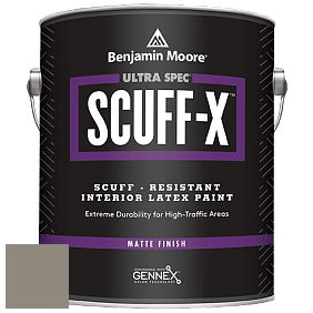 Benjamin Moore 484 Ultra Spec SCUFF-X Interior Matte Finish краска цвет 1560 Antique Pewter