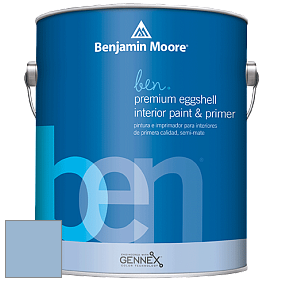 Benjamin Moore Ben W626 Premium Interior Latex Eggshell краска цвет 822 Riviera Azure