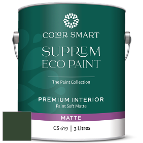 COLOR SMART CS 619 SUPREM ECO PAINT матовая краска цвет RAL 6020 