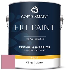 COLOR SMART CS 745 ELIT PAINT глубокоматовая моющаяся краска цвет 2081-40 Pink Blossom
