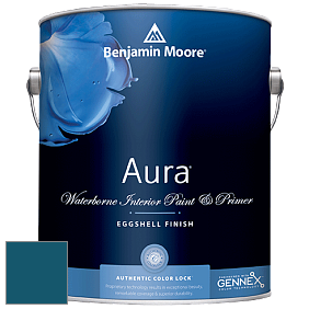 Benjamin Moore Aura 524 Waterborne Interior Eggshell Finish краска цвет NCS S 5540-B 