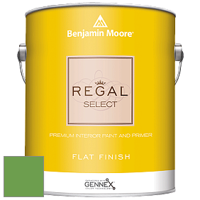Benjamin Moore 547 Regal Select Waterborne Interior Flat Finish краска цвет 560 Sullivan Green
