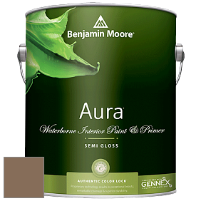Benjamin Moore Aura 528 Waterborne Interior Semi-gloss Finish краска цвет 1036 Deer Trail