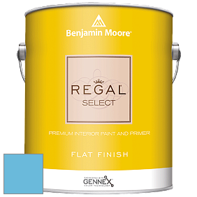Benjamin Moore 547 Regal Select Waterborne Interior Flat Finish краска цвет 789 Sea to Shining Sea
