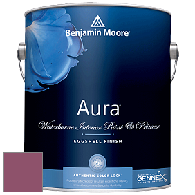 Benjamin Moore Aura 524 Waterborne Interior Eggshell Finish краска цвет 2083-30 Old Claret