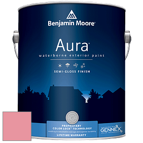 Benjamin Moore Aura 632 Waterborne Exterior Semi-Gloss Finish краска цвет 1334 Pretty in Pink