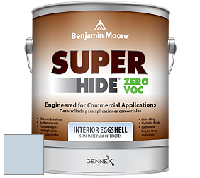 Benjamin Moore 357 Super Hide Zero Voc Interior Eggshell краска цвет 827 Lake Placid