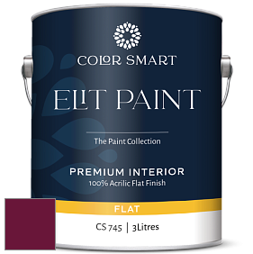 COLOR SMART CS 745 ELIT PAINT глубокоматовая моющаяся краска цвет RAL 4004 